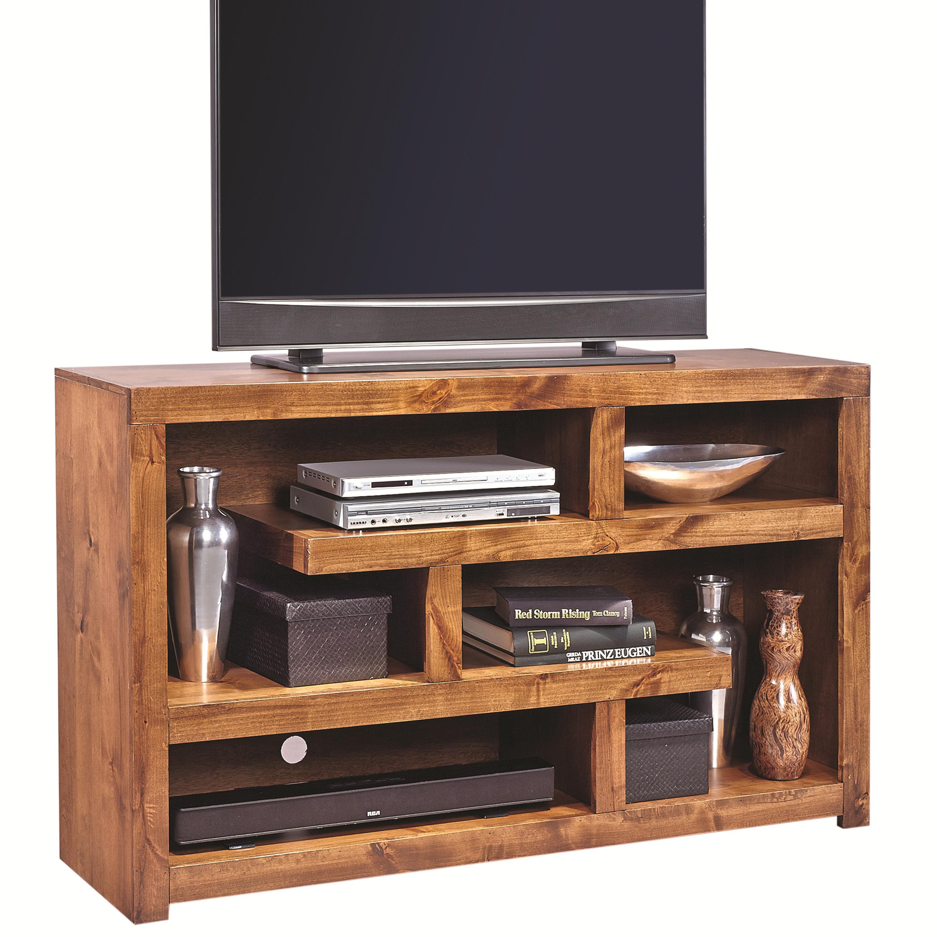 Aspenhome Contemporary Alder 60 Inch Open Console with Geometric